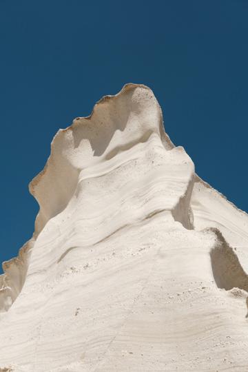 The white volcanic moonscape of Sarakiniko beach, Milos