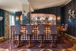 Casa Monti — rooftop bar with Laura Gonzalez mosaic mural