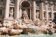 Rome — Pantheon facade from Piazza della Rotonda
