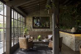 Trattoria sull'Albero, the tree-house dining room at Borgo Santo Pietro