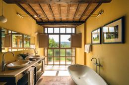 Castello di Casole suite bathroom