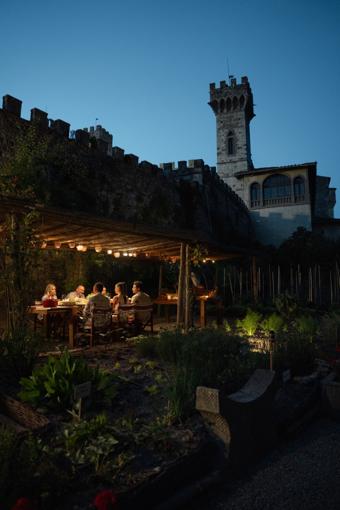 Osteria di Passignano — L'Orto di Badia, the vegetable garden behind the Vallombrosan abbey