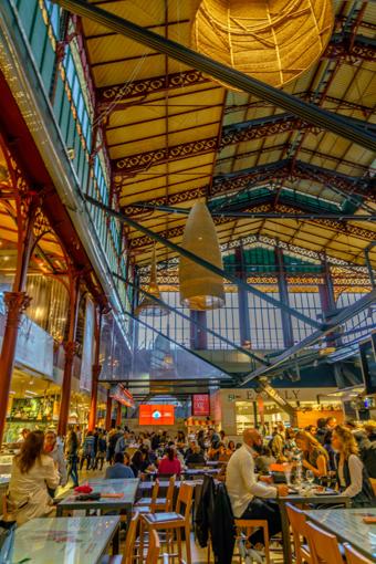 Mercato Centrale Firenze — upstairs food hall