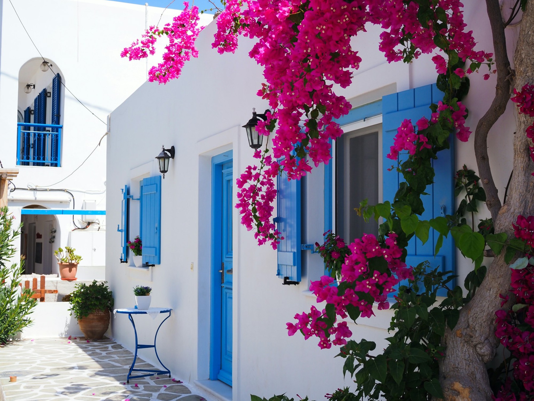 A Cycladic taverna afternoon