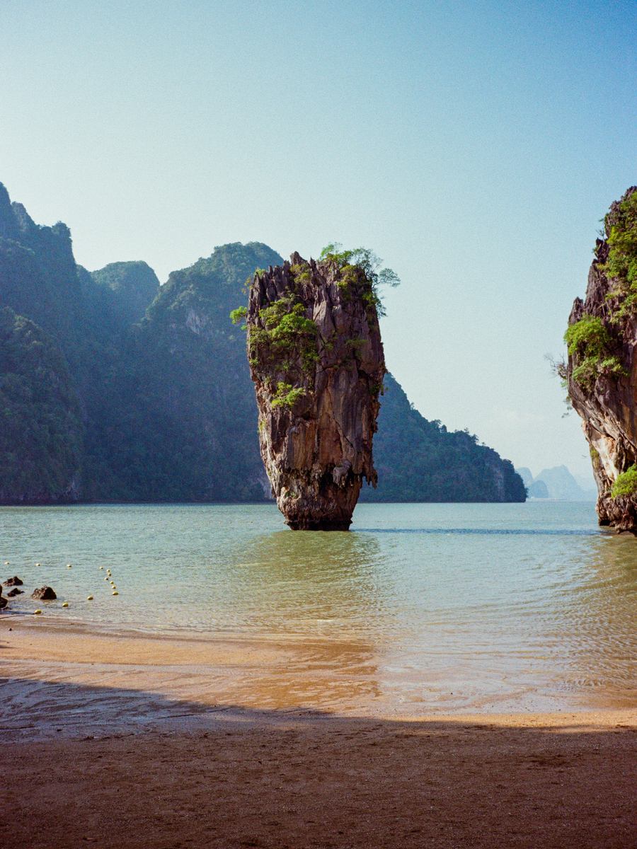 James Bond Island limestone stack, Phang Nga Bay, Thailand