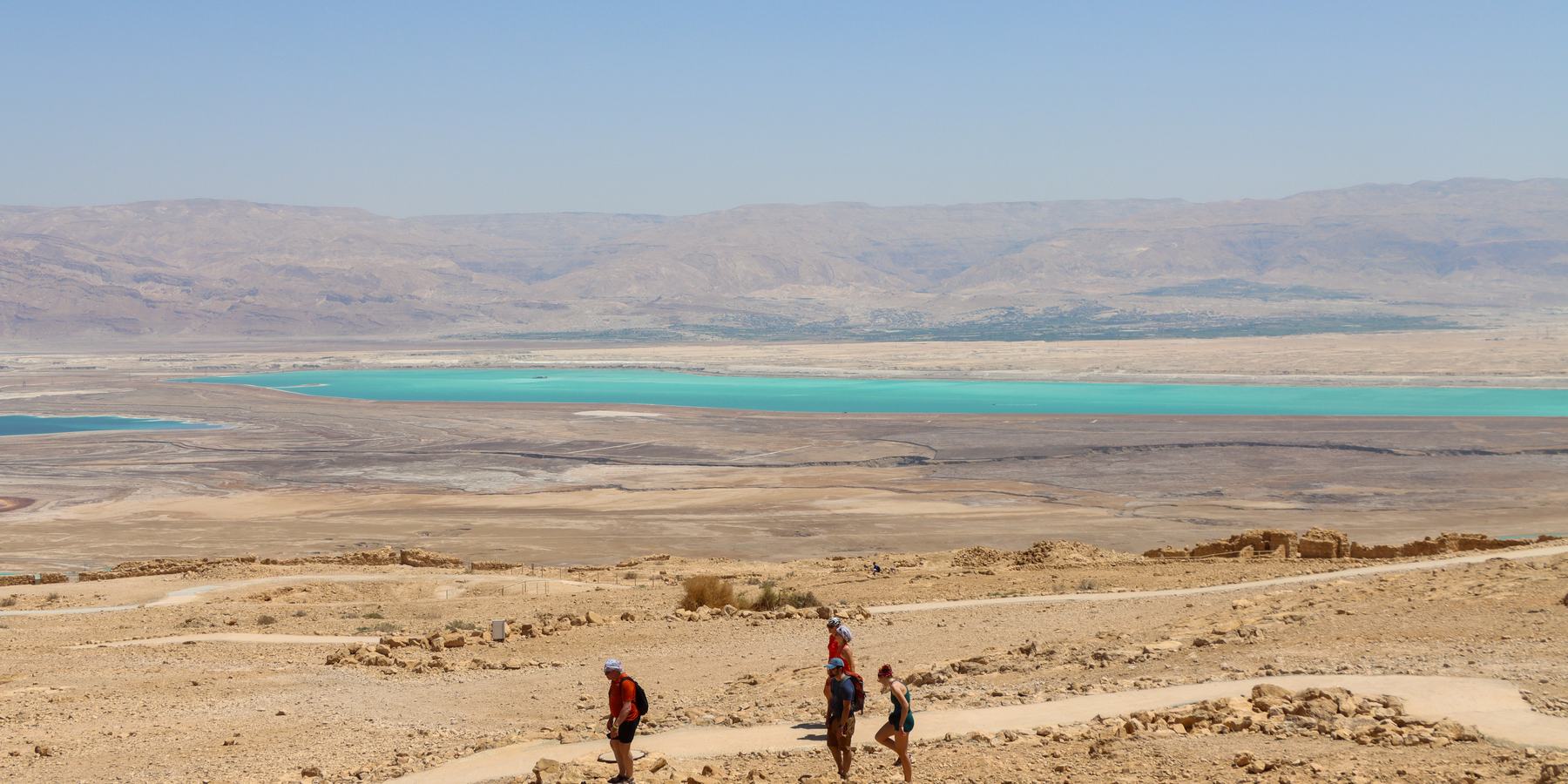 View from Masada over the Dead Sea, Israel