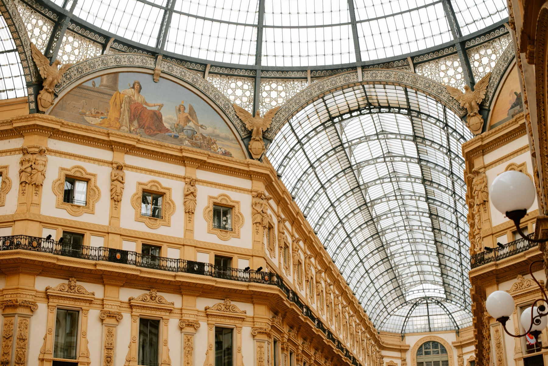 Galleria Vittorio Emanuele II glass dome, Milan