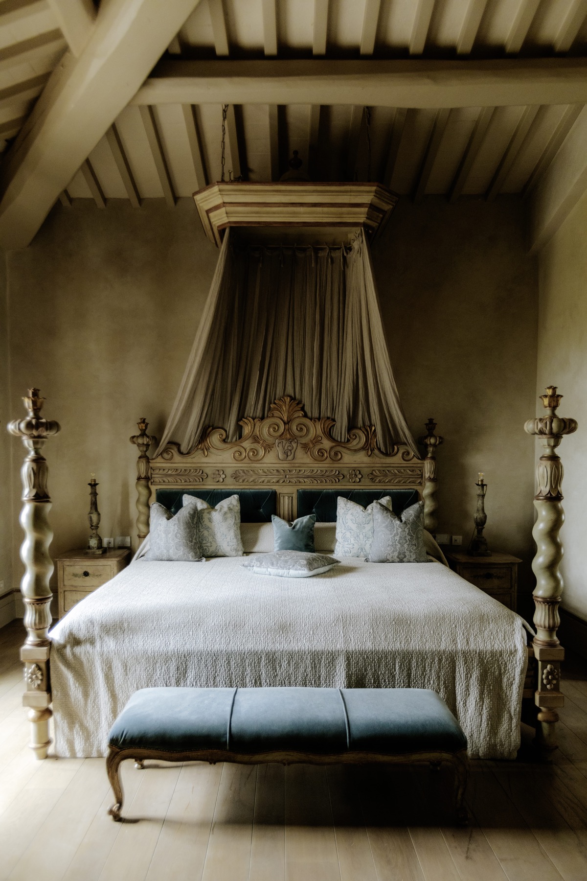 Borgo Santo Pietro, Chiusdino — restored 13th-century villa suite on the 300-acre Tuscan estate