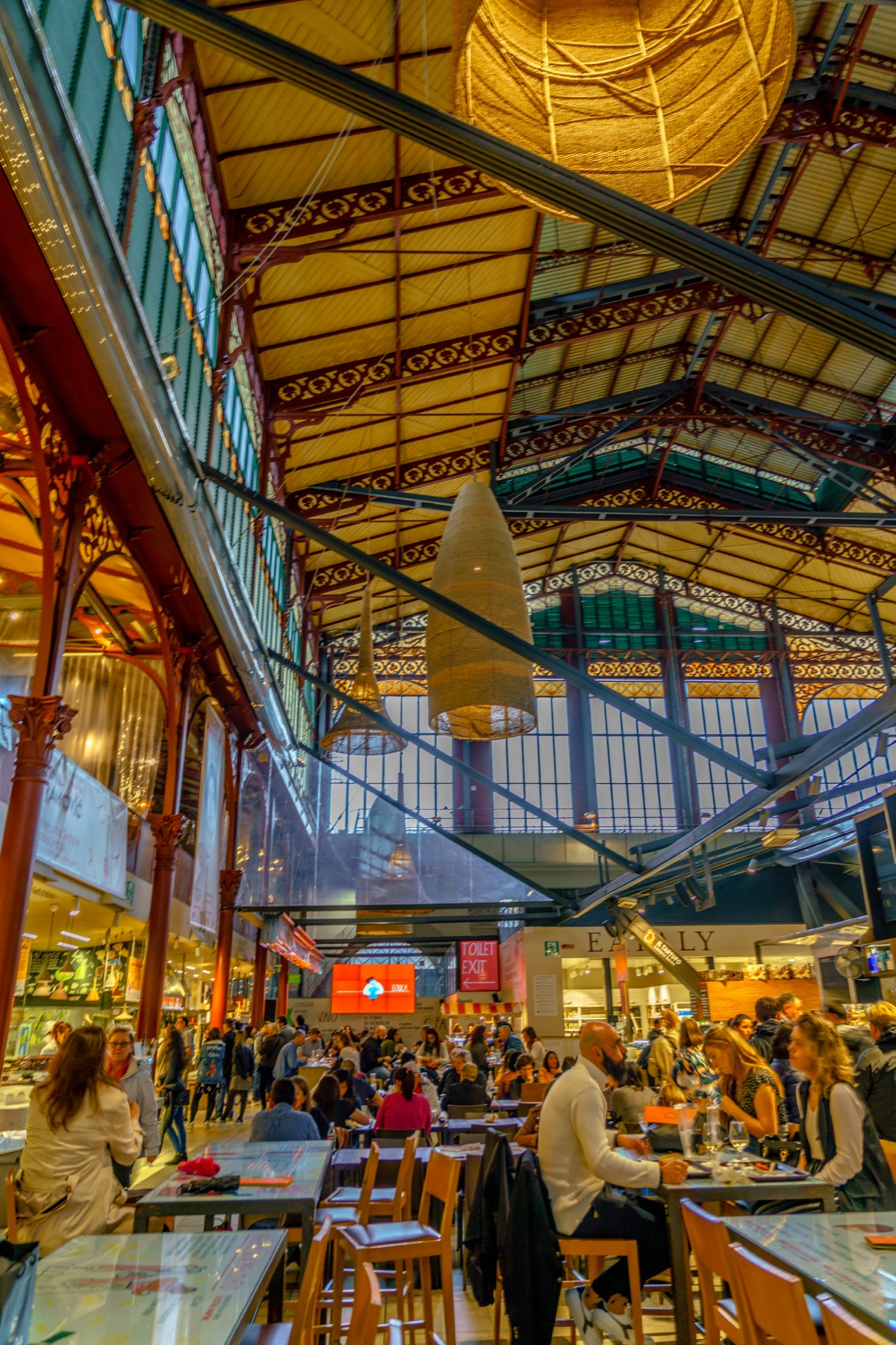 Mercato Centrale Firenze — upstairs food hall